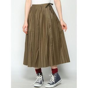 Japanese Accordian Pleat Midi Skirt